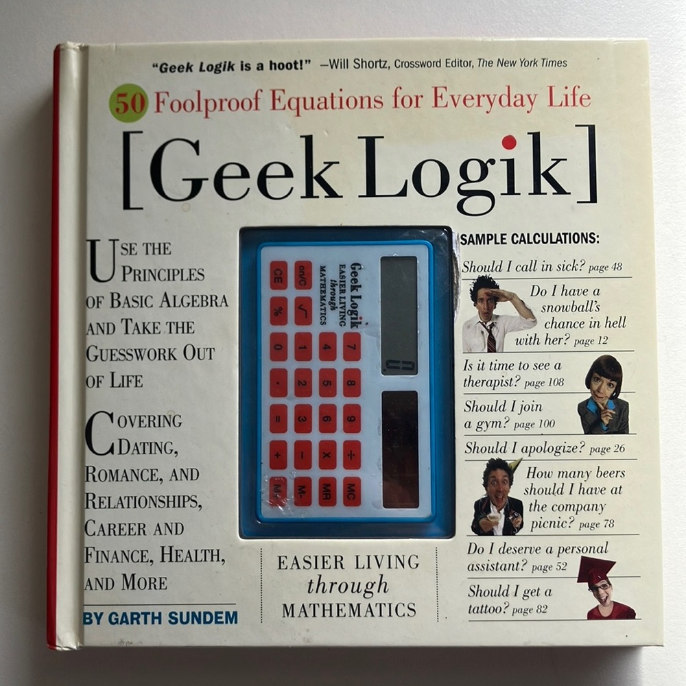 Geek Logik Book with Calculator